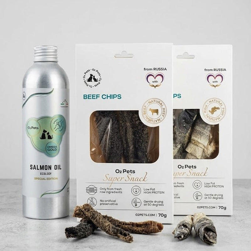 Support for Movement and Energy Bundle: Natural Joint Supplement + Fish Chips + Beef Strips