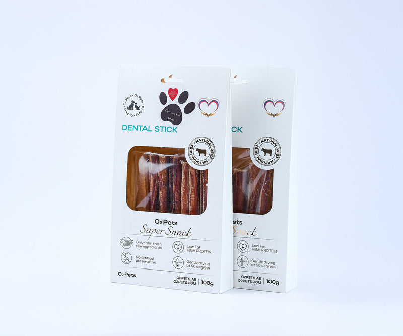O2 Pets Snack Dental Stick, 100g x2
