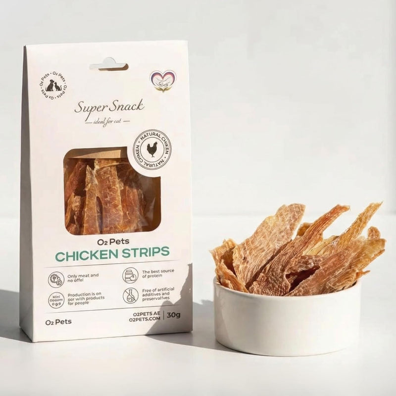Chicken Strips For Cat, 30g